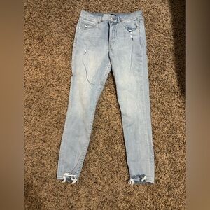 Express Light Wash Skinny Jeans